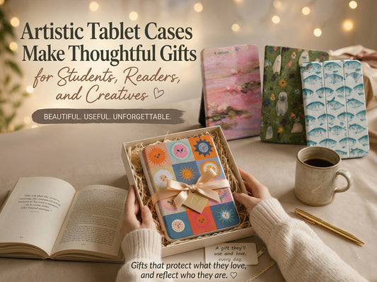 Artistic Tablet Cases Make Thoughtful Gifts for Students, Readers, and Creatives