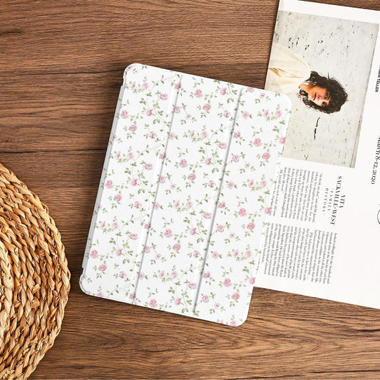 Plain Floral Ipad Case, For Ipad Air 4 5 6 Ipad 10 10.9" Ipad Air 11 In 2025 Ipad 10/9/8/7 Case Mini 6/5/4 Case Cover 2022/2021/2020