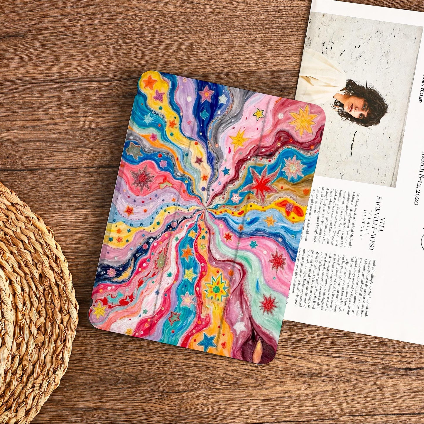 Colorful Firework Ipad Case, For Ipad Air 4 5 6 Ipad 10 10.9" Ipad Air 11 In 2025 Ipad 10/9/8/7 Case Mini 6/5/4 Case Cover 2022/2021/2020