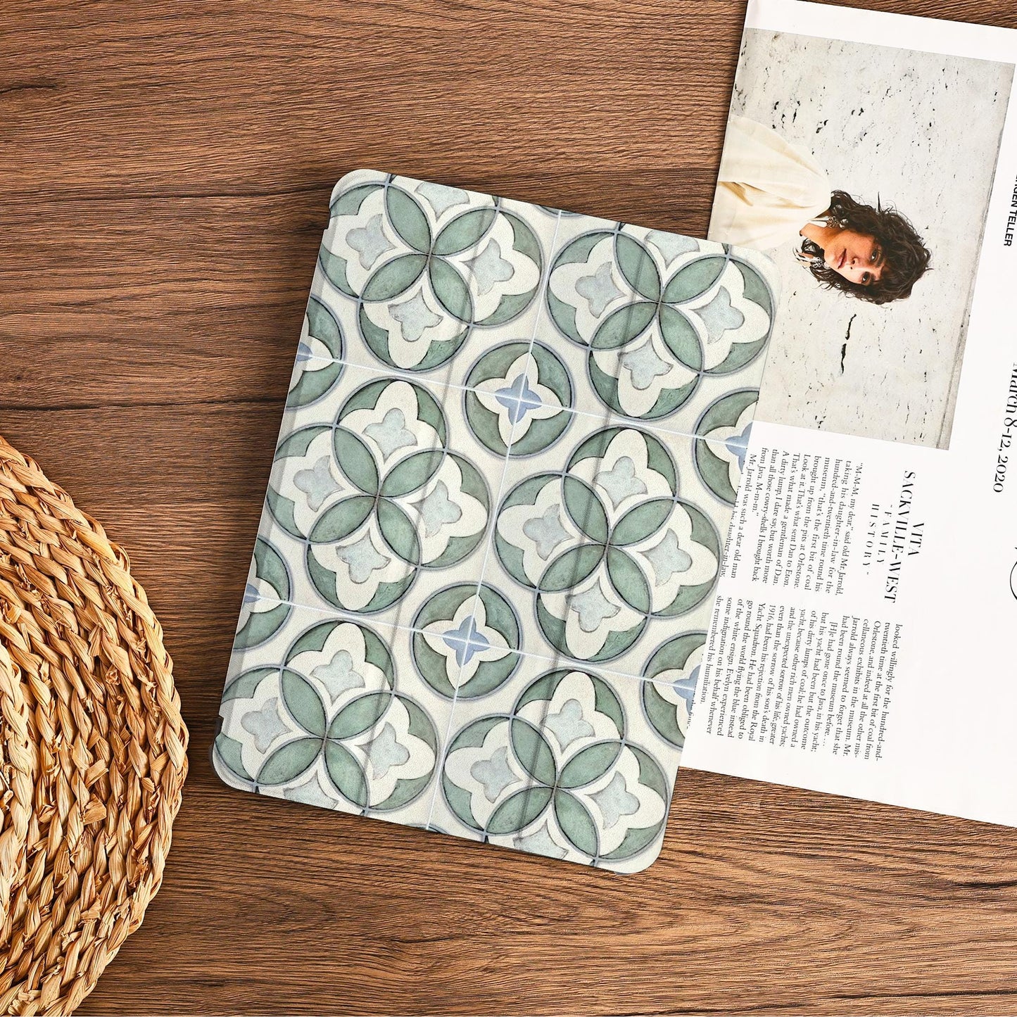 Retro Pattern Ipad Case, For Ipad Air 4 5 6 Ipad 10 10.9" Ipad Air 11 In 2025 Ipad 10/9/8/7 Case Mini 6/5/4 Case Cover 2022/2021